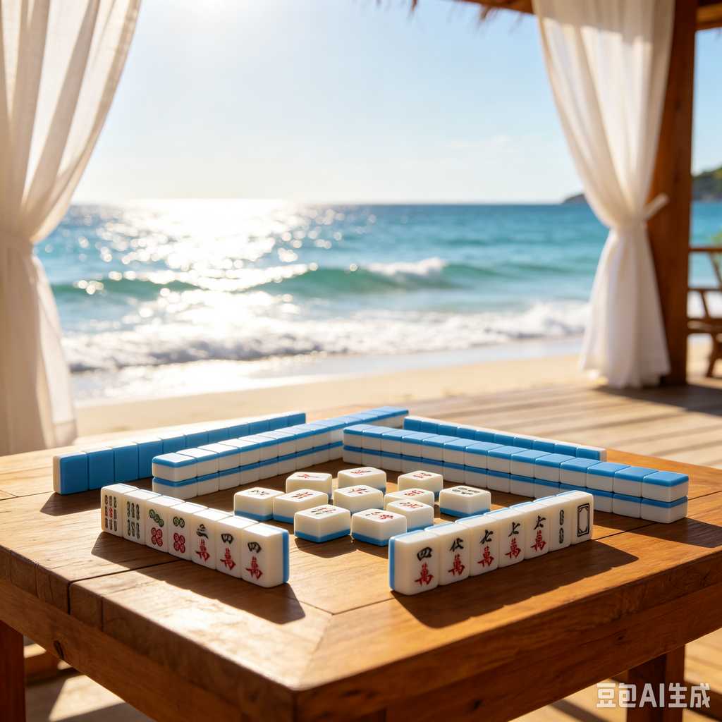 pastel color mahjong tiles